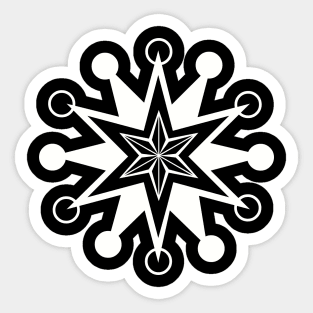 Star mandala Sticker